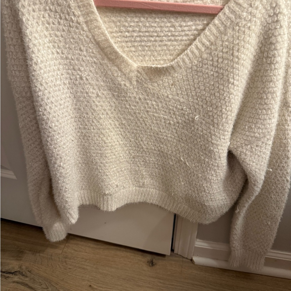 Cozy Cream Knit Sweater